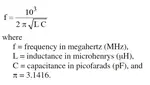 frequency of resonance formula