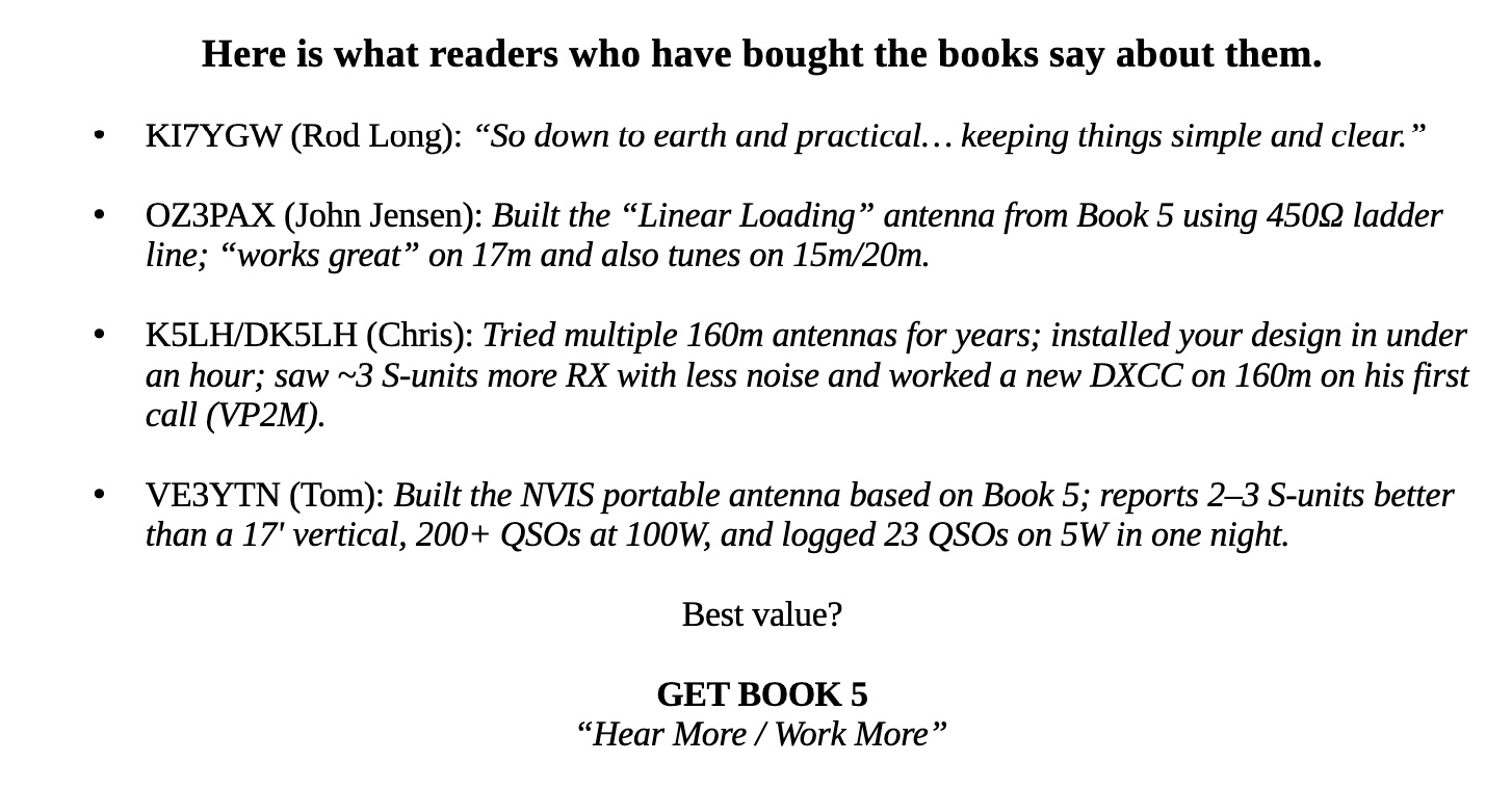 Ham radio books benefits - Part2