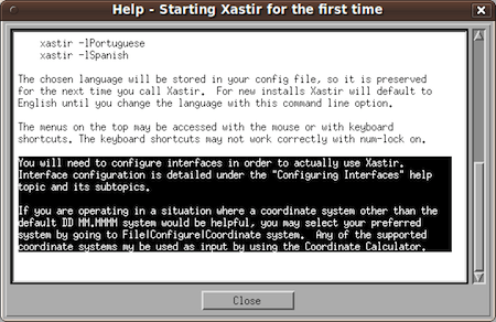 Xastir ham radio software help on configuration.
