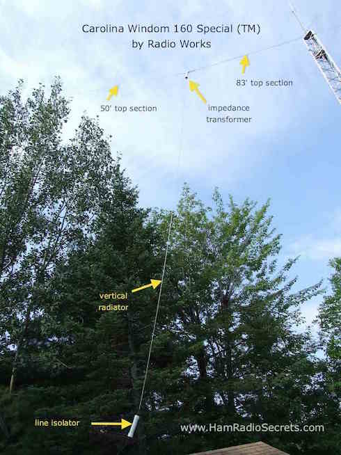 Carolina Windom 160 Special by Radio Works - Installed