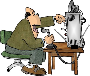 A ham radio cartoon on HamRadioSecrets.com