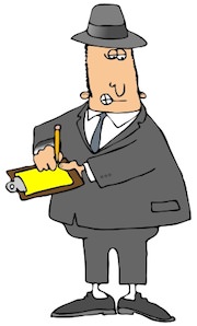 Ham radio cartoons. Government inspector at work. Ham radio cartoons. Government inspector at work.